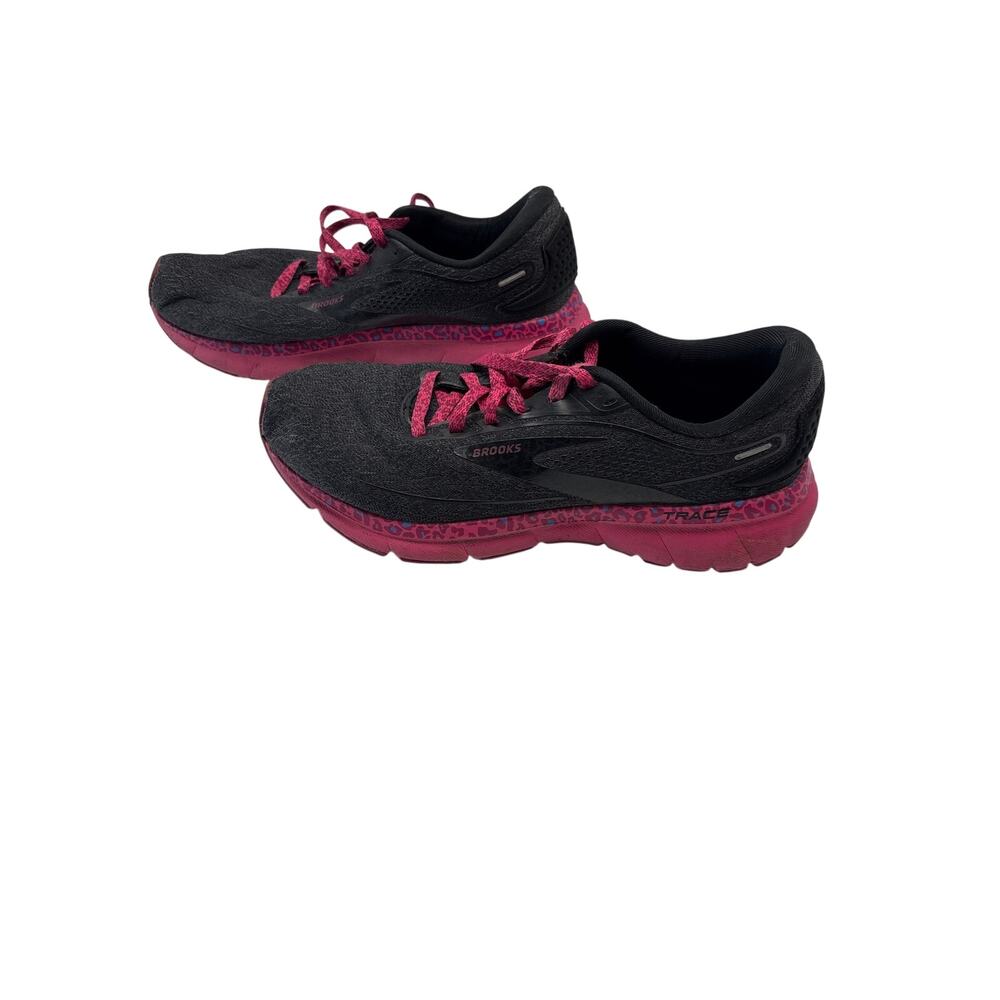Brooks Trace 2 Women’s Size 10 B Black Pink Running Shoes 1203751B579